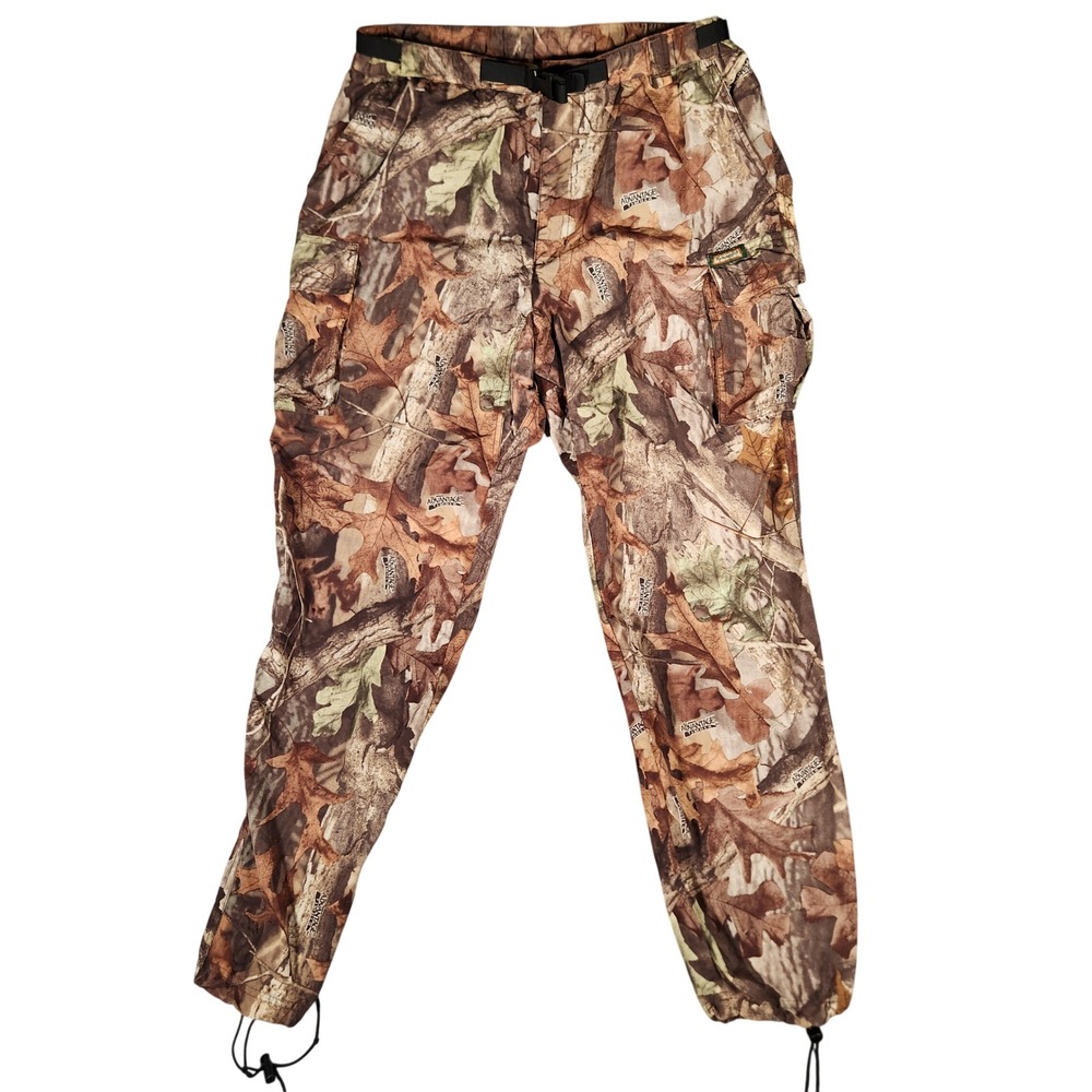 Remington Cargo Pants Mens Medium Camo Excellent Advantage Timber Nylon‎ Hunting